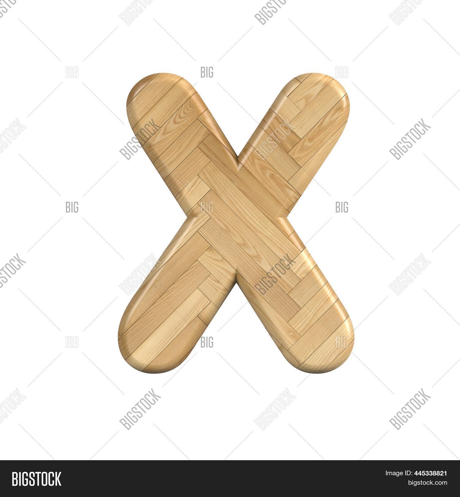 Ash Wood Letter X Image & Photo (Free Trial) Bigstock