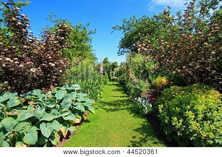 Schönen Sommergarten
