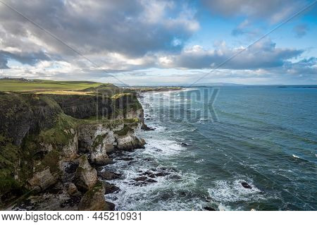 Magheracross Viewpoint Over Looking The Coast Towards White Rocks And Portrush On The North Coast Of