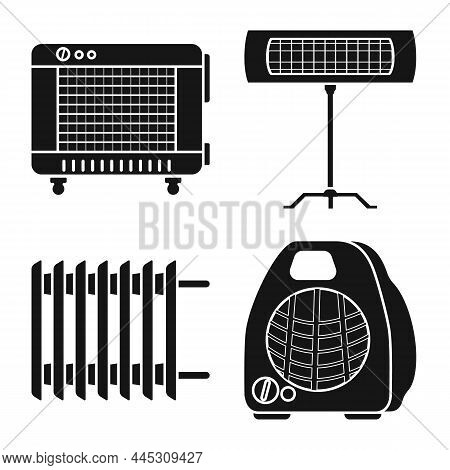 Vector Design Of Appliance And Technology Logo. Set Of Appliance And Electric Stock Vector Illustrat