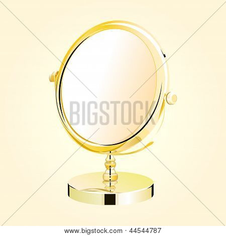 Vector Metal Make-up Mirror.