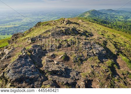 Rocky Summit Of Worcestershire Beacon,malvern Hills,worcestershire,england,uk.