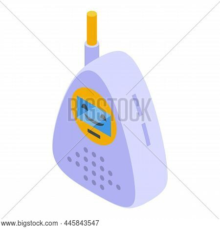 Baby Monitor Icon Isometric Vector. Babyphone Radio. Intercom Care