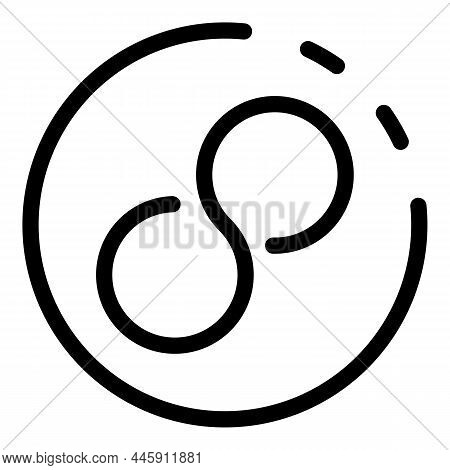 Big Timer Icon Outline Vector. Duration Time. Efficacy Deadline