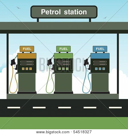 Petrol station