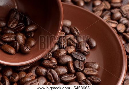 Coffee Cup With Grains