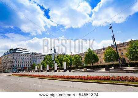 Museumsplatz Square In Vienna, Austria