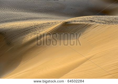 Sand Dunes In Oman Desert (oman)