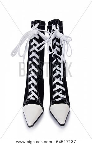 Topboots isolated on the white