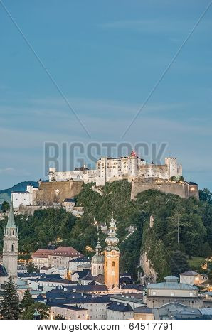 Hohensalzburg Castle (festung Hohensalzburg) At Salzburg, Austri