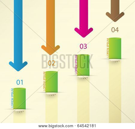 Different Way Infographics Set. Vector