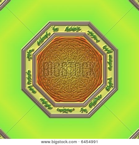 Mandala-östlichen abstract design