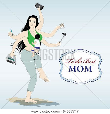 Happy mothers day card