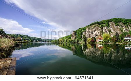 Meuse River View Near Namur