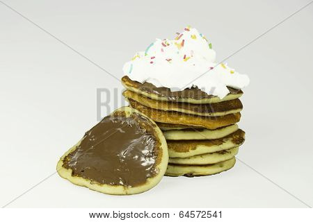 Pancakes With Whipped Cream