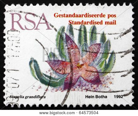 Postage Stamp South Africa 1988 Carrion Plant, Succulent Plant