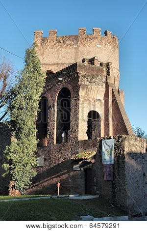 The Porta San Paolo In Rome