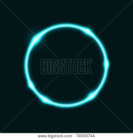 Light Blue Circle Effect  Background