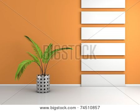 Modern interior composition