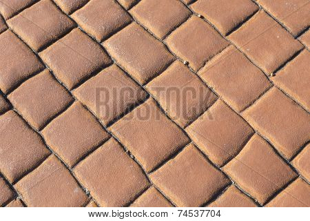 Red Brick Floor Background