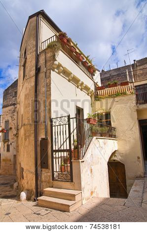 Alleyway. Altamura. Puglia. Italy.