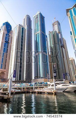 Dubai Marina Cityscape, Uae