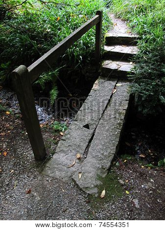 Bridged Stream Pathway Landscape
