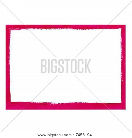 Magenta grunge frame