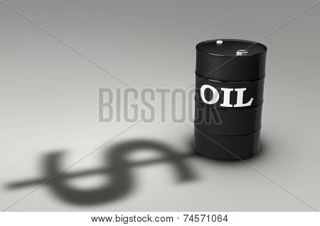 oil barrel shadow