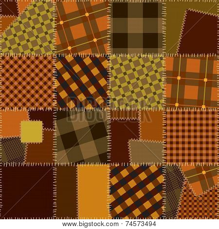 Imitation of quilting design.
