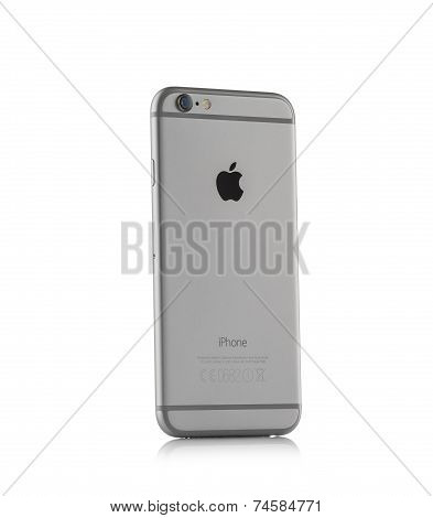 MOSCOW, RUSSIA - SEPTEMBER 27, 2014: New iPhone 6 is a smartphone developed by Apple Inc. Apple rele