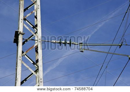 Electricity Pylon For Railways