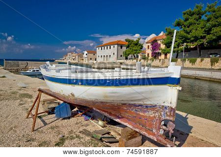 Fishermen Village Of Bibinje Waterfront