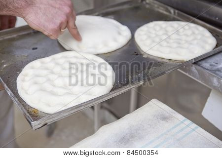 Making Olive Oil Pancakes