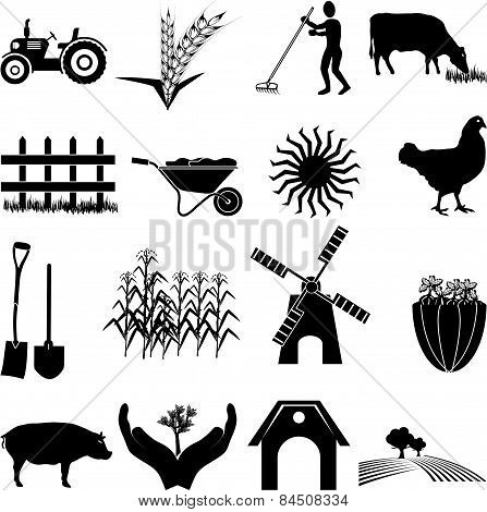 Farm Icons Set