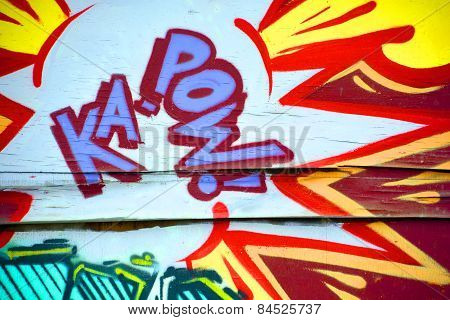 Street art Montreal KA POW!