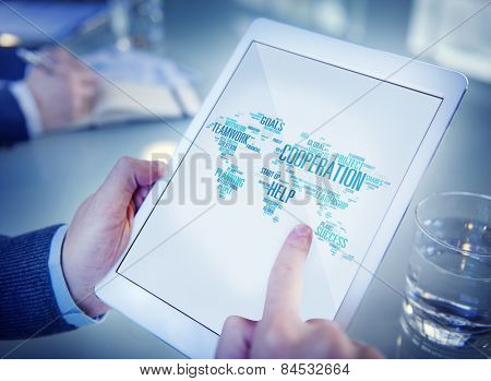 Coorperation Business Coworker Planning Teamwork Concept