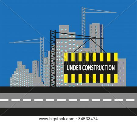 Under construction background