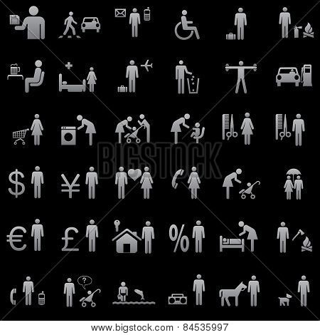 Website And Internet Icons -- People