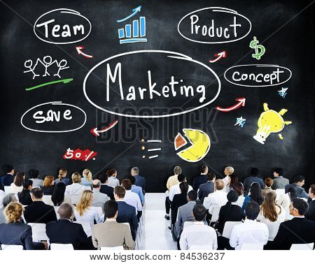 Marketing Strategy Team Business Commercial Advertising Concept