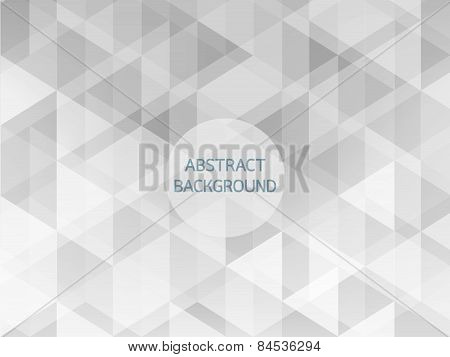 Geometric Triangle Abstract Background Of Gray