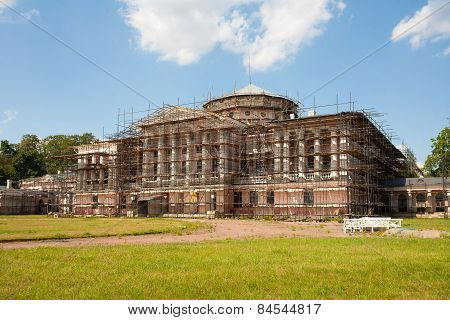 Ostankino Palace Under Reconstruction