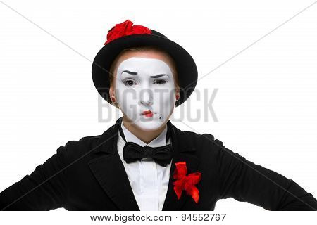 Portrait Of The Doubting Mime