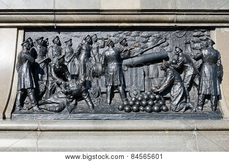 Bas-relief On The Monument To Admiral Nakhimov