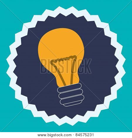 Bulb design, vector illustration.