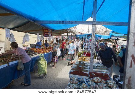 Traditional Street Fair Of Sao Paulo City