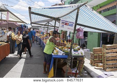 Traditional Street Fair Of Sao Paulo City