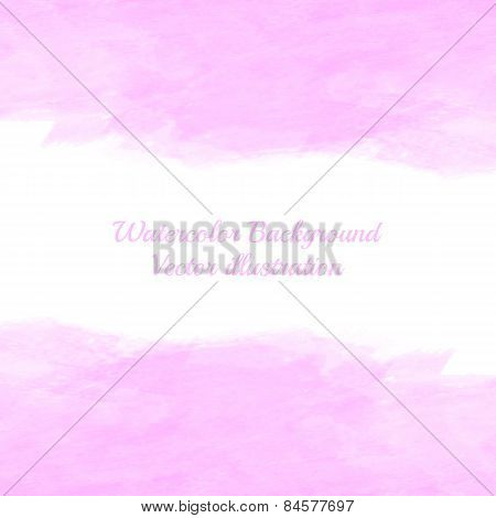 Watercolor pink background