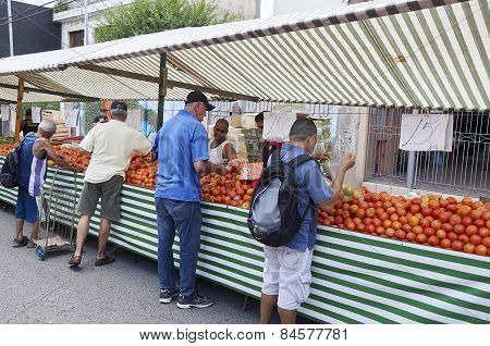 Traditional Street Fair Of Sao Paulo City