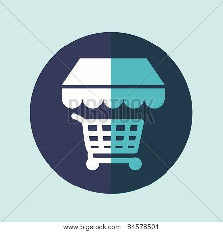 Shopping design, vector illustration.